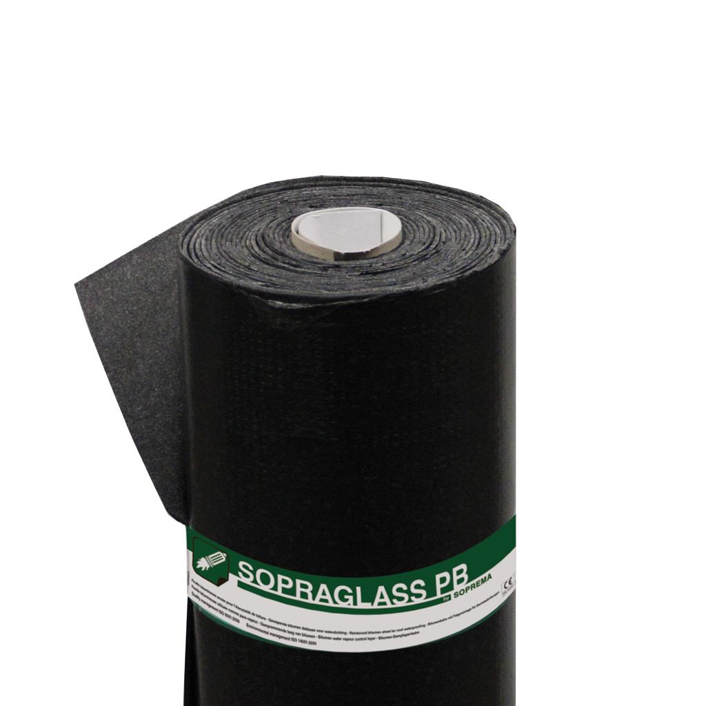 Soprema Sopraglass PB V3 TF 3 mm x 10 x 1 m zwart 10 m2
